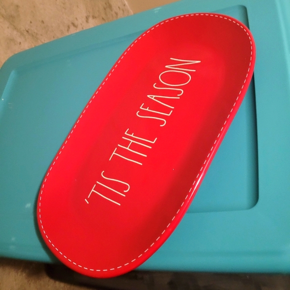 Rae Dunn Tis The Season Serving Tray - Picture 1 of 1
